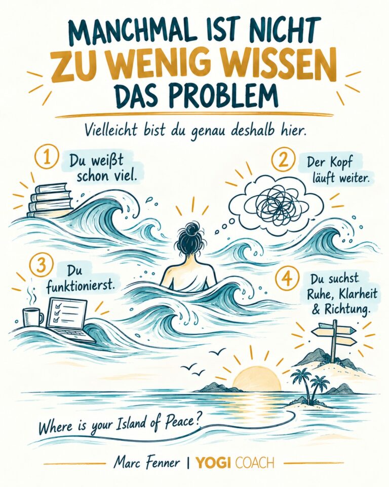 Die YogiCoach-Methode bringt dich von der Erkenntnis in die Handlung, damit du eine gute Beziehung zu dir aufbauen kannst.