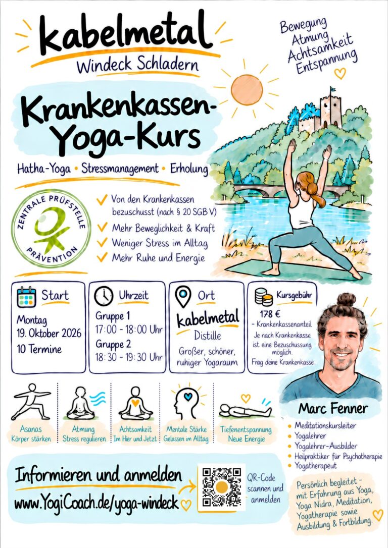 Yoga Präventionskurs in Windeck Kabelmetal mit Marc Fenner