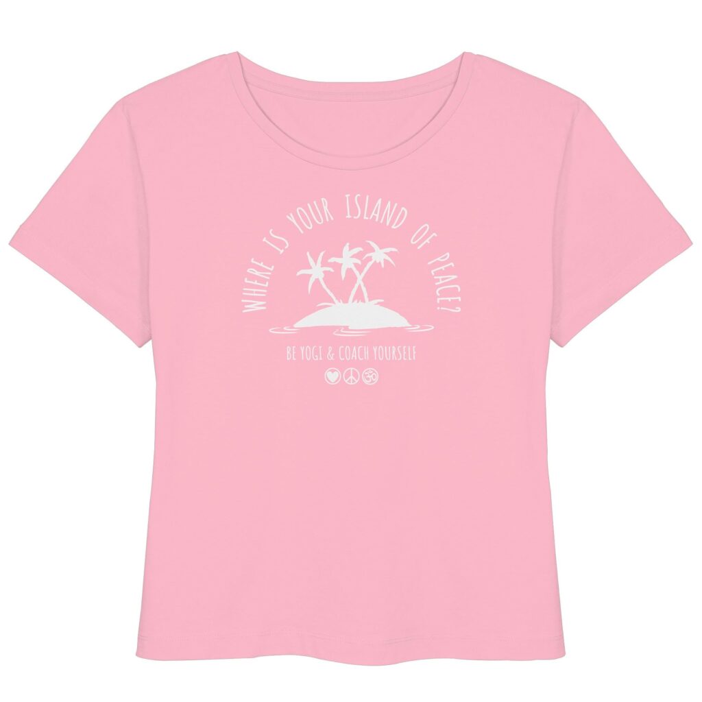 Where is your Island of Peace - Yoga T-Shirt Damen